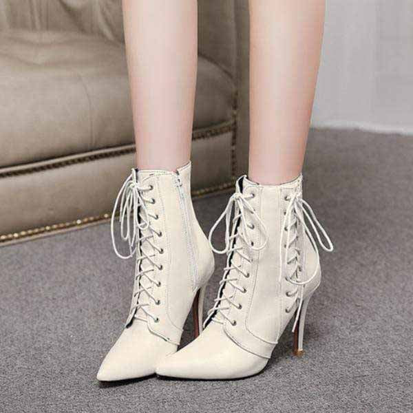 Bewitching Lace-Up Boots