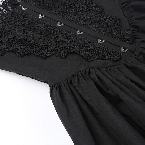 Morgana Gothic Lace Dress