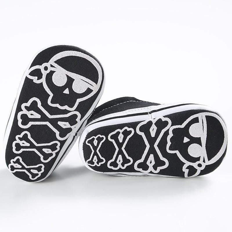 Pirate's Skull Baby Shoes