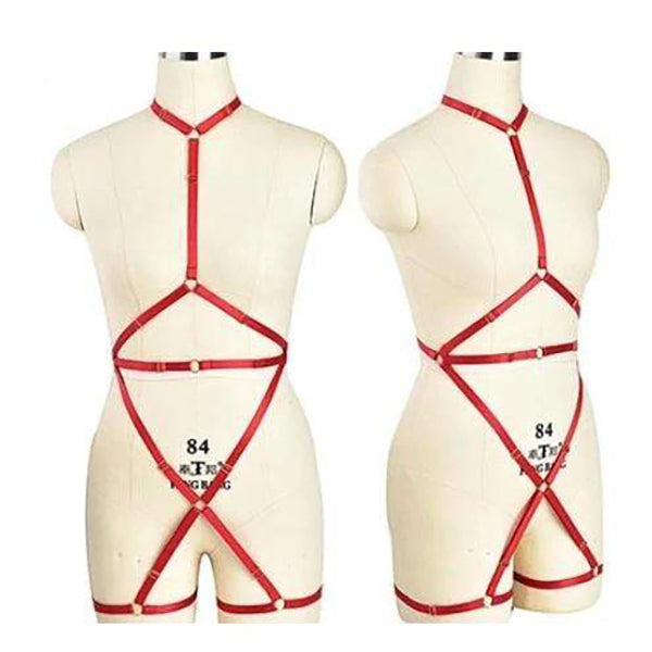 Goth Rave Body Harness Selection