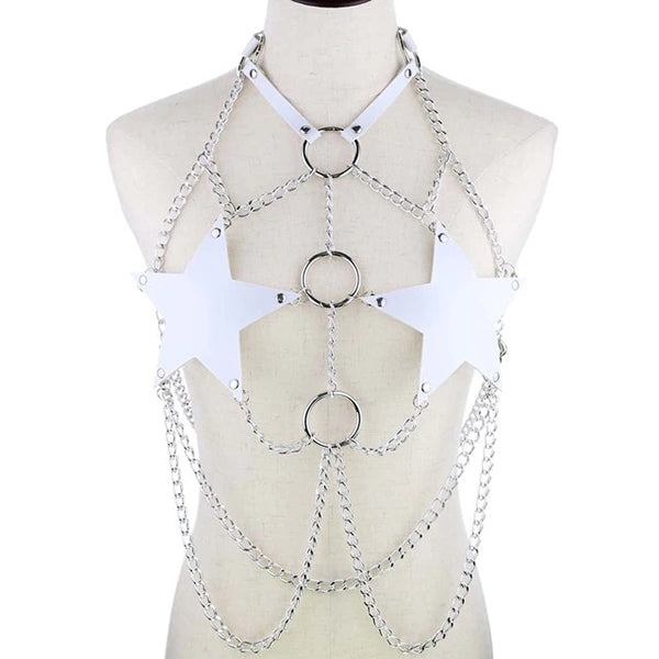 Chained Star Body Harness