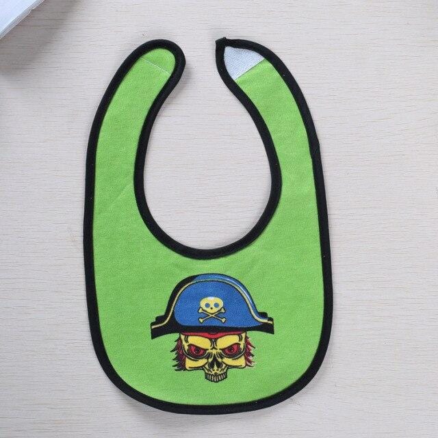 Skull Baby Goth Bibs