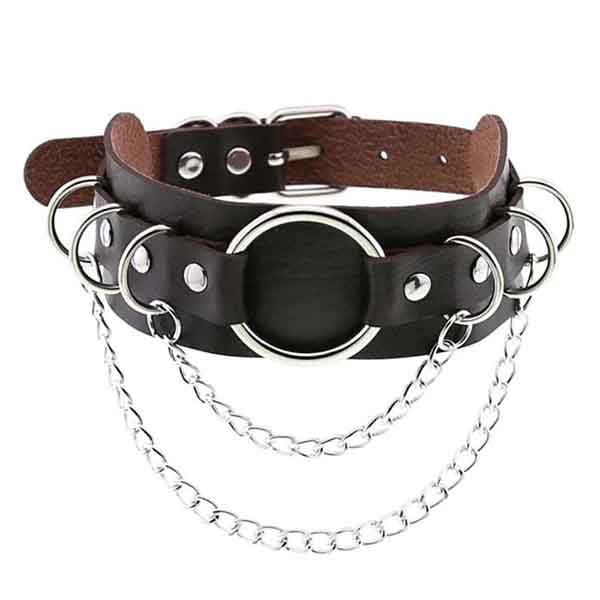 Lawbreaker Punk Leather Choker
