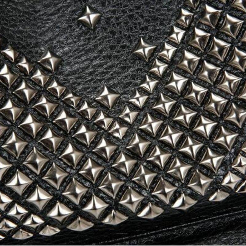Rivets Overload Leather Backpack