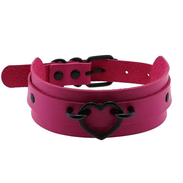 Black Heart Choker Necklace