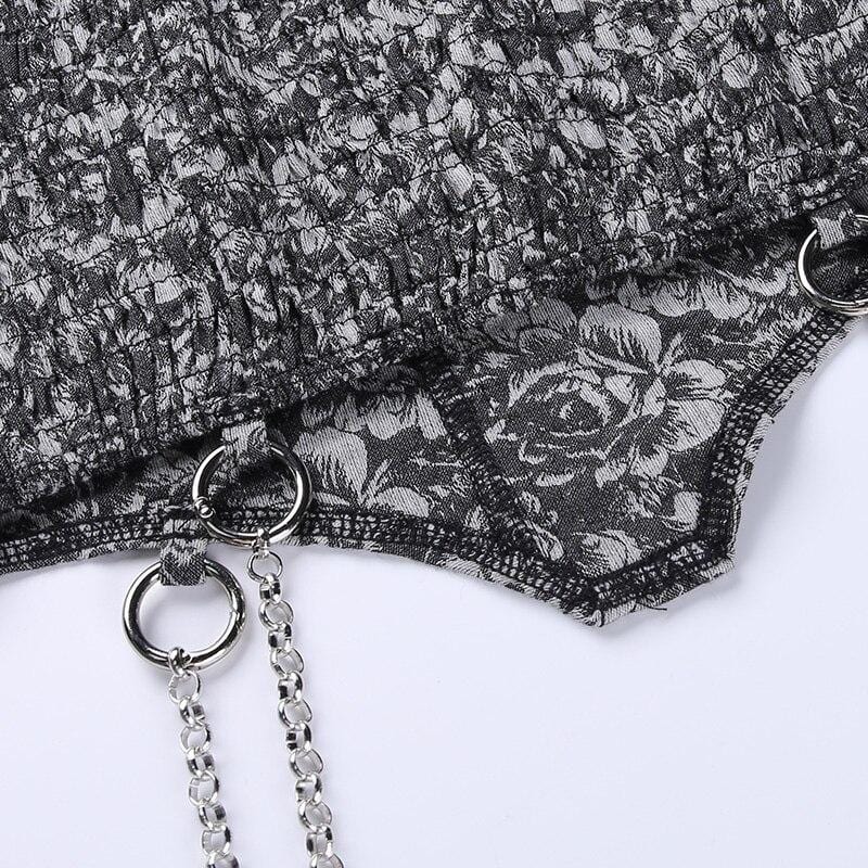Chain of Sins Sexy Corset Top