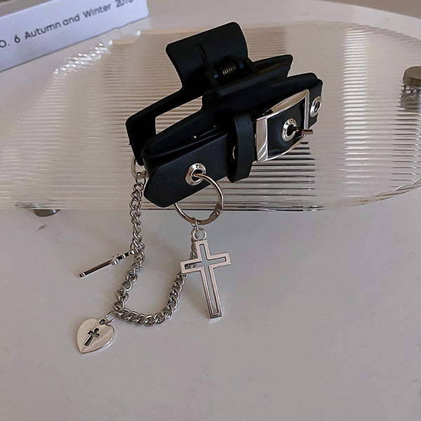 Punk Belt Hair Claw Clip