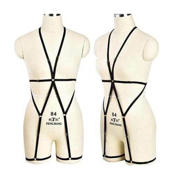Goth Rave Body Harness Selection