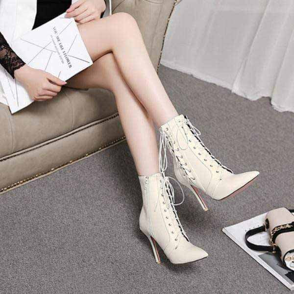 Bewitching Lace-Up Boots