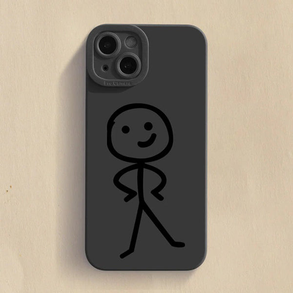 Comic Stickman Phone Case