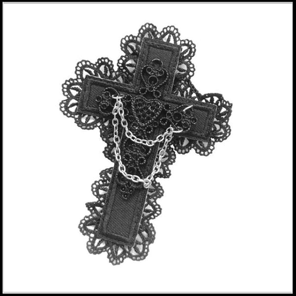 Crucifix Lolita Hair Pin
