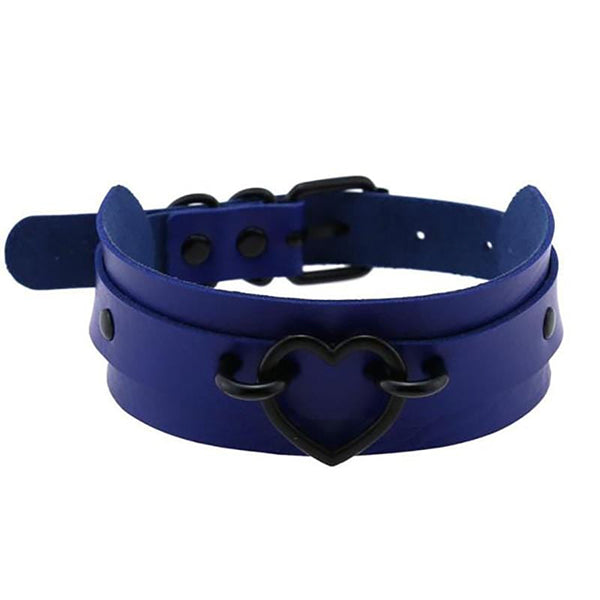 Black Heart Choker Necklace