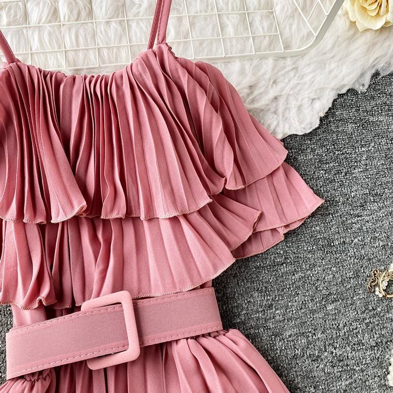 Incarnate Pleated Midi Dress