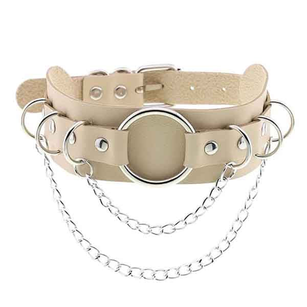 Lawbreaker Punk Leather Choker