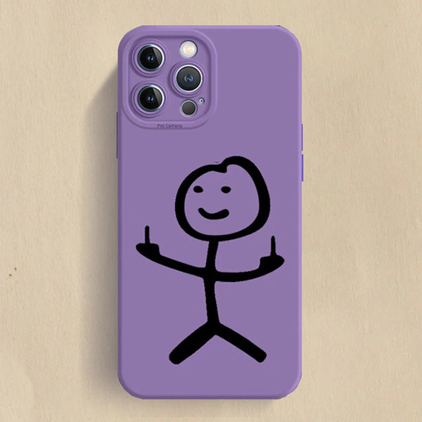 Comic Stickman Phone Case