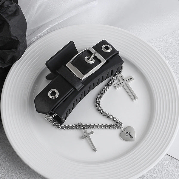 Punk Belt Hair Claw Clip