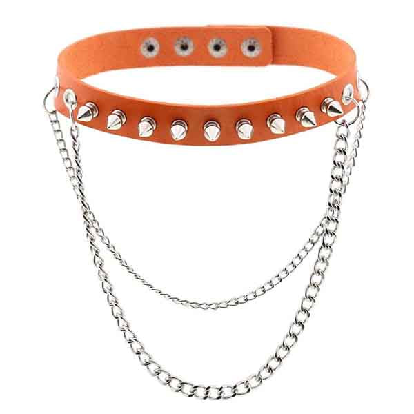 Emo Punk Chained Choker
