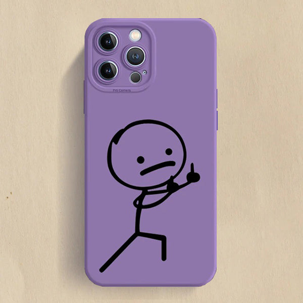 Comic Stickman Phone Case