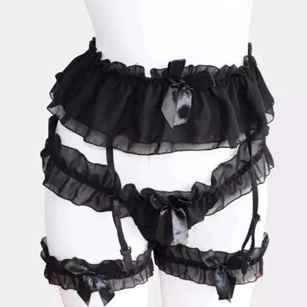 Gothic Lolita Kawaii Ruffles Lingerie Set