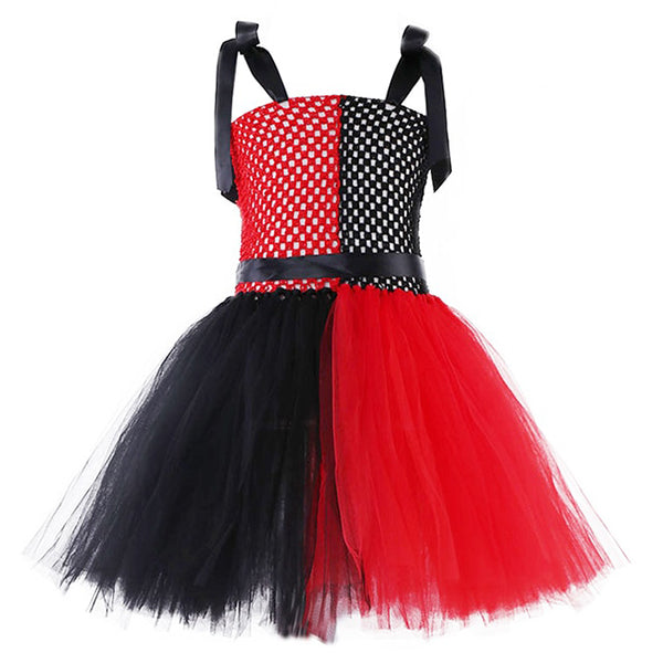 Harley Quinn Inspired Girls Tutu Dress