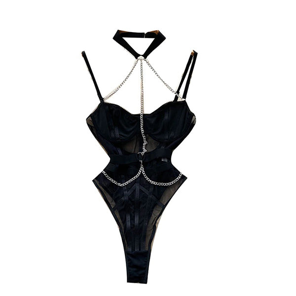 Chain To You Mesh Bodysuit