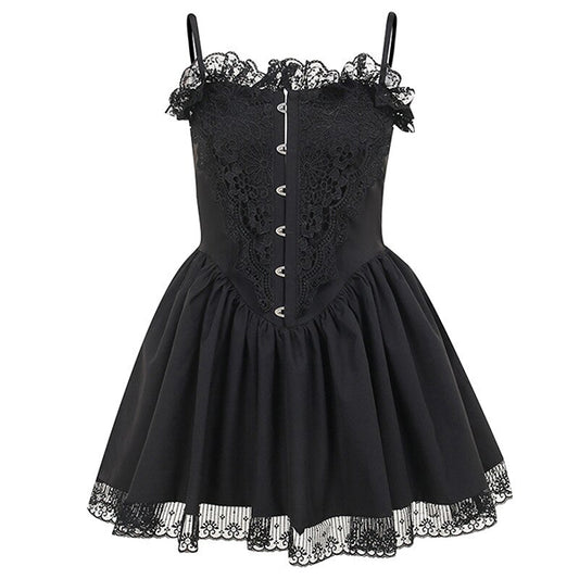 Morgana Gothic Lace Dress