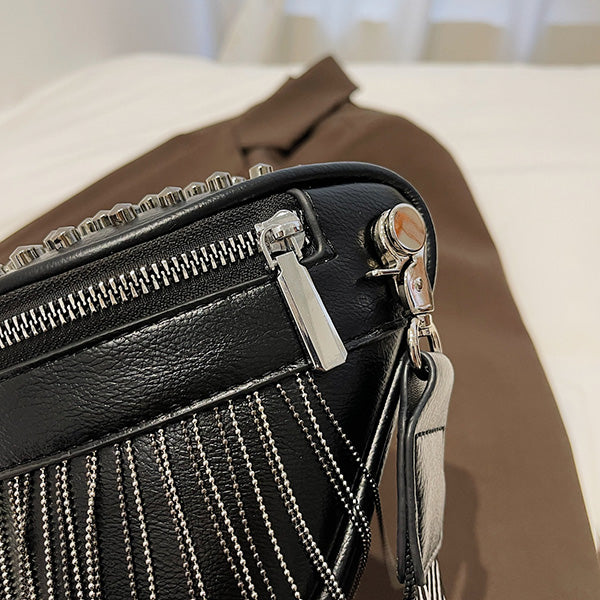 Iris Fringe Studded Bum Bag