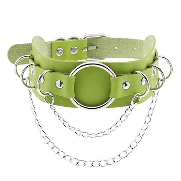 Lawbreaker Punk Leather Choker