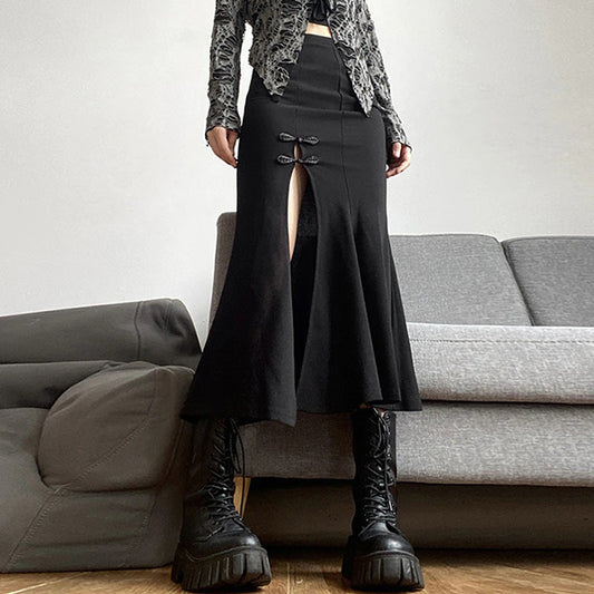 Killer Slit Trumpet Midi Skirt