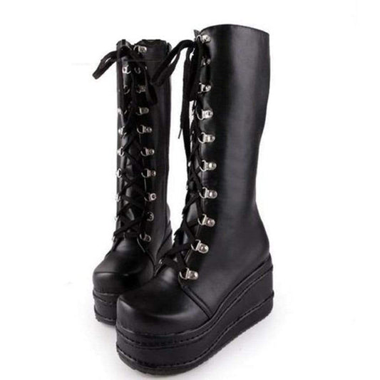 Stack Pack Platform Boots