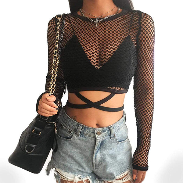 Ardat Lace Up Crop Top