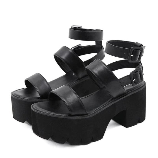 Haunted Chunky Platform Sandals