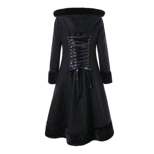 Queen Akasha Lace Up Coat