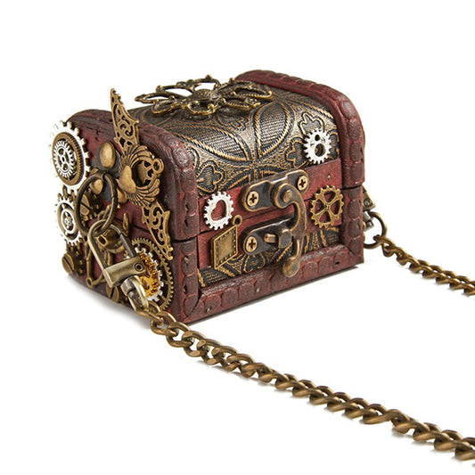 Wooden Treasure Box Mini Bag