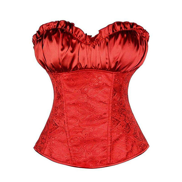 Scarlet Paisley Overbust Corset