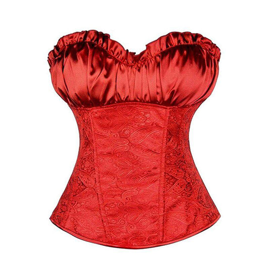 Scarlet Paisley Overbust Corset