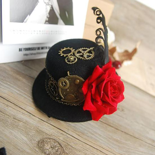 Steampunk Beauty Fascinator Hair Clip
