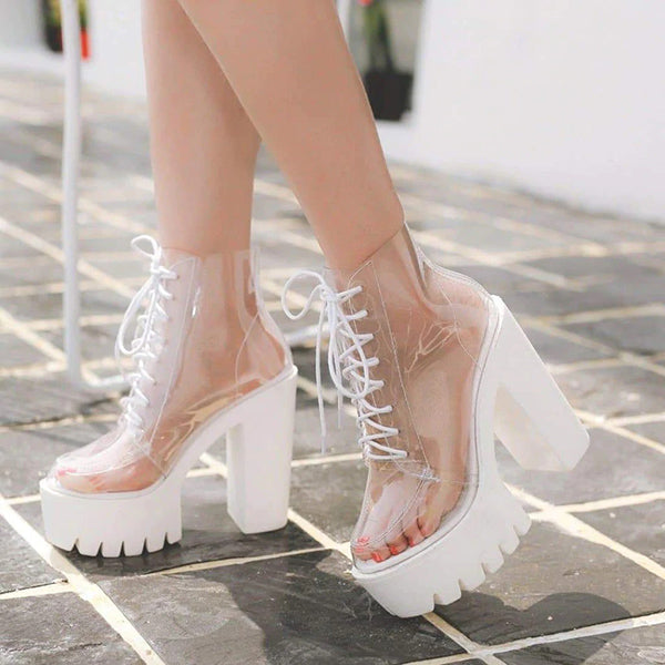 Transparent Gothic Boots