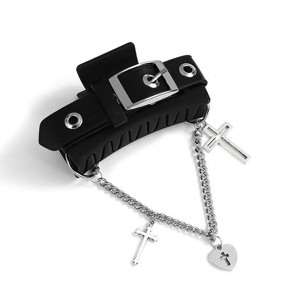 Punk Belt Hair Claw Clip