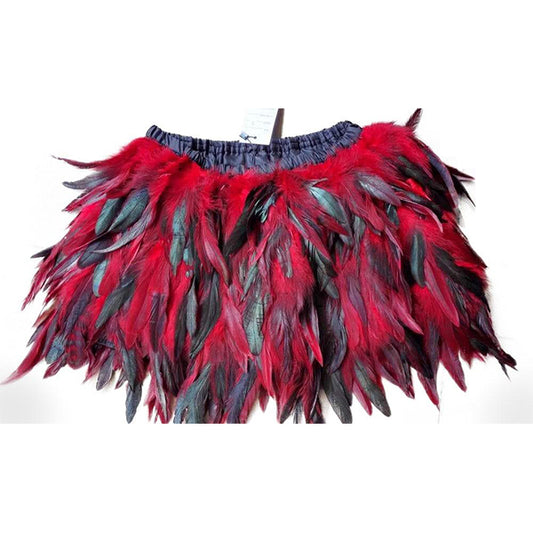 Handmade Mini Feather Skirt