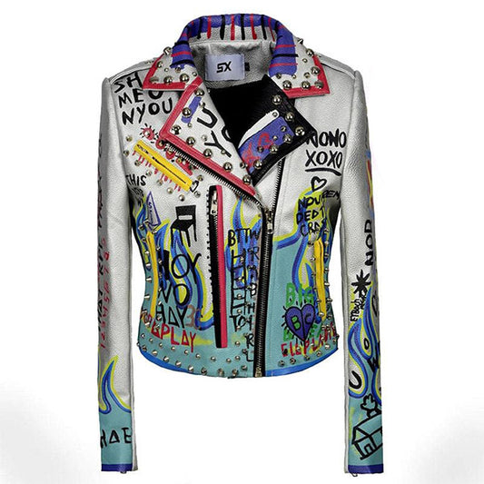 Punk Rider Leather Jacket