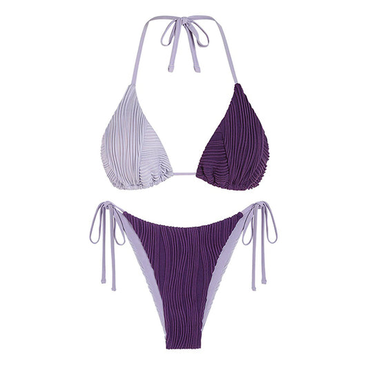 Ingrid Textured Triangle Swimsuit