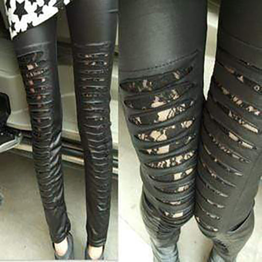 Sheer Genius Embellished Leggings