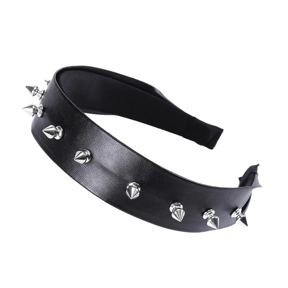 Gothic Punk Rivet Headband
