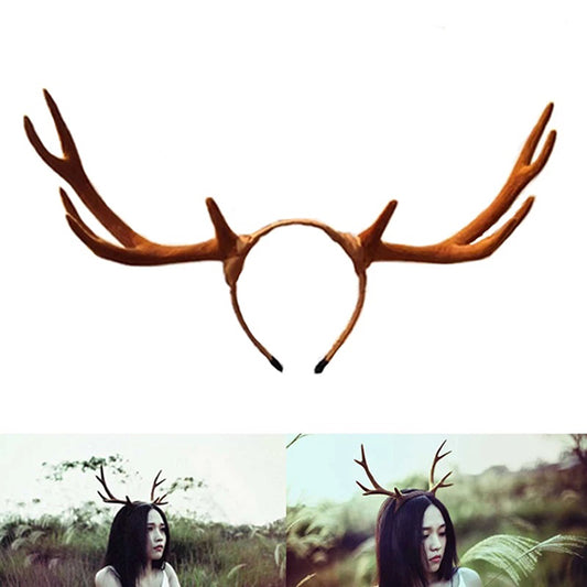 Brown Deer Horn Headband