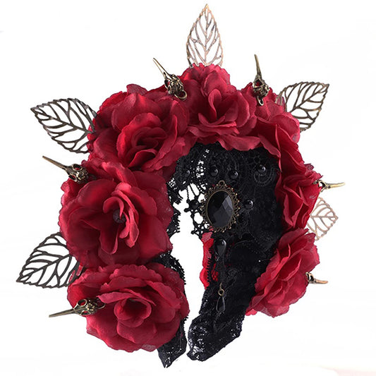 Dark Queen Gothic Head Wreath