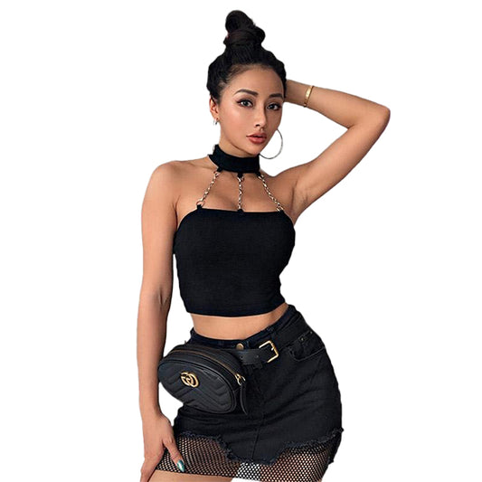 Midnight Summer Crop Top