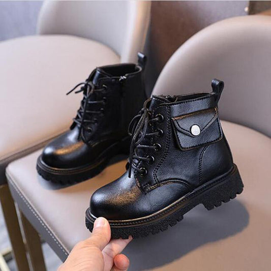 Little Soul Kids Leather Boots
