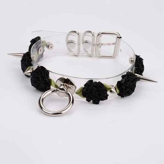 Kawaii Flower And Spike Choker
