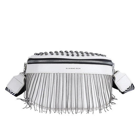 Iris Fringe Studded Bum Bag